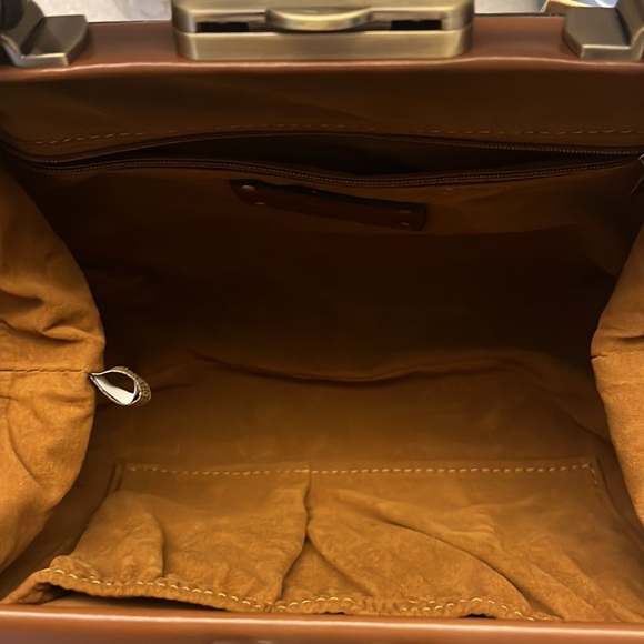 Patricia Nash Gracchi Satchel Signature Map Collection - Picture 7 of 9